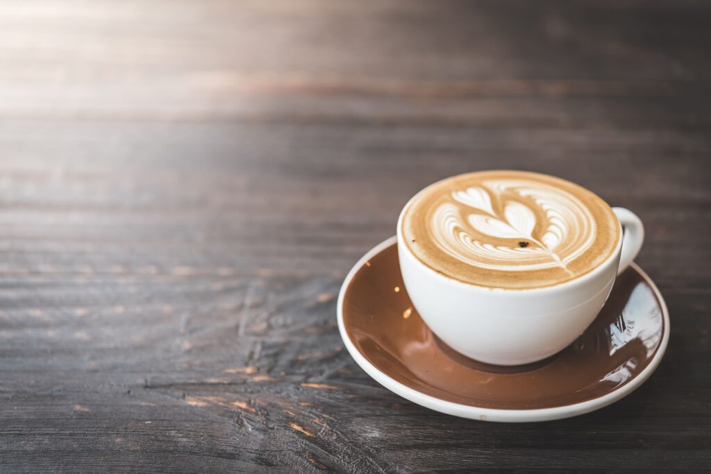 Latte de nueces y caramelo